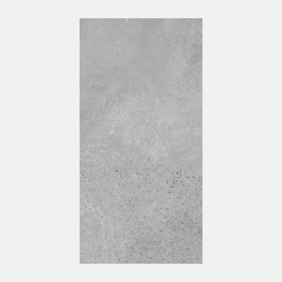 Ravenna Matte Grey Limestone-Look Tile 600x1200