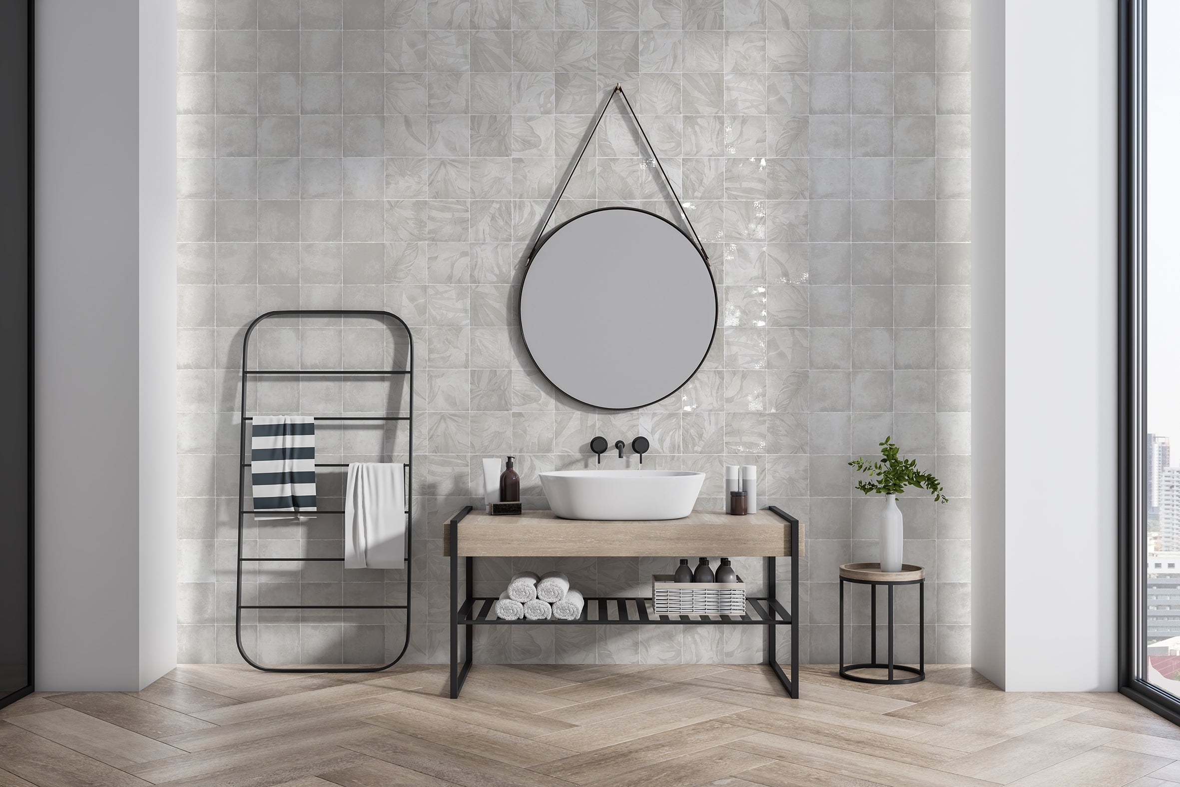 Santona Decor White Subway Tile 130x130