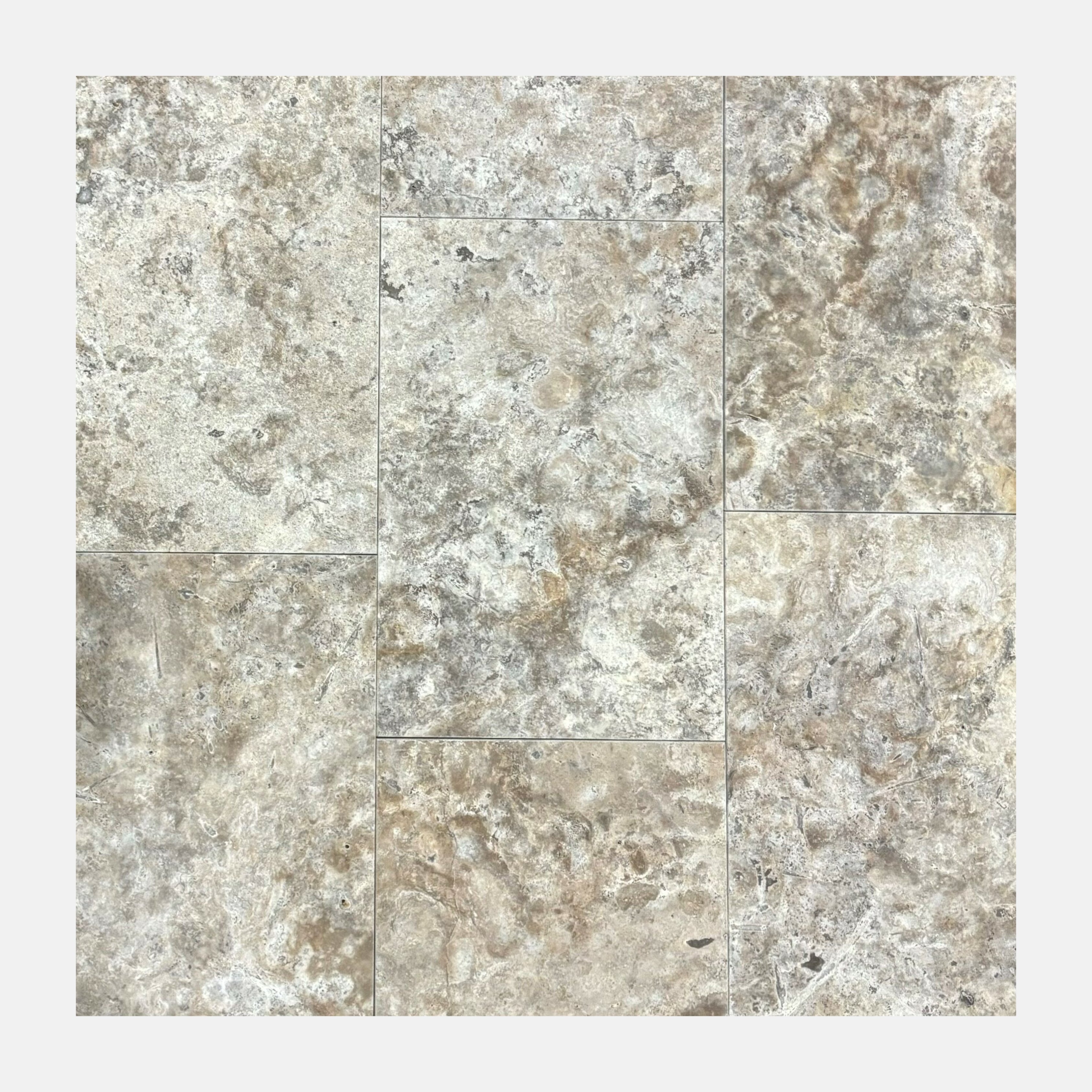 Kardal External Travertine Tumbled Paver 406x406x30