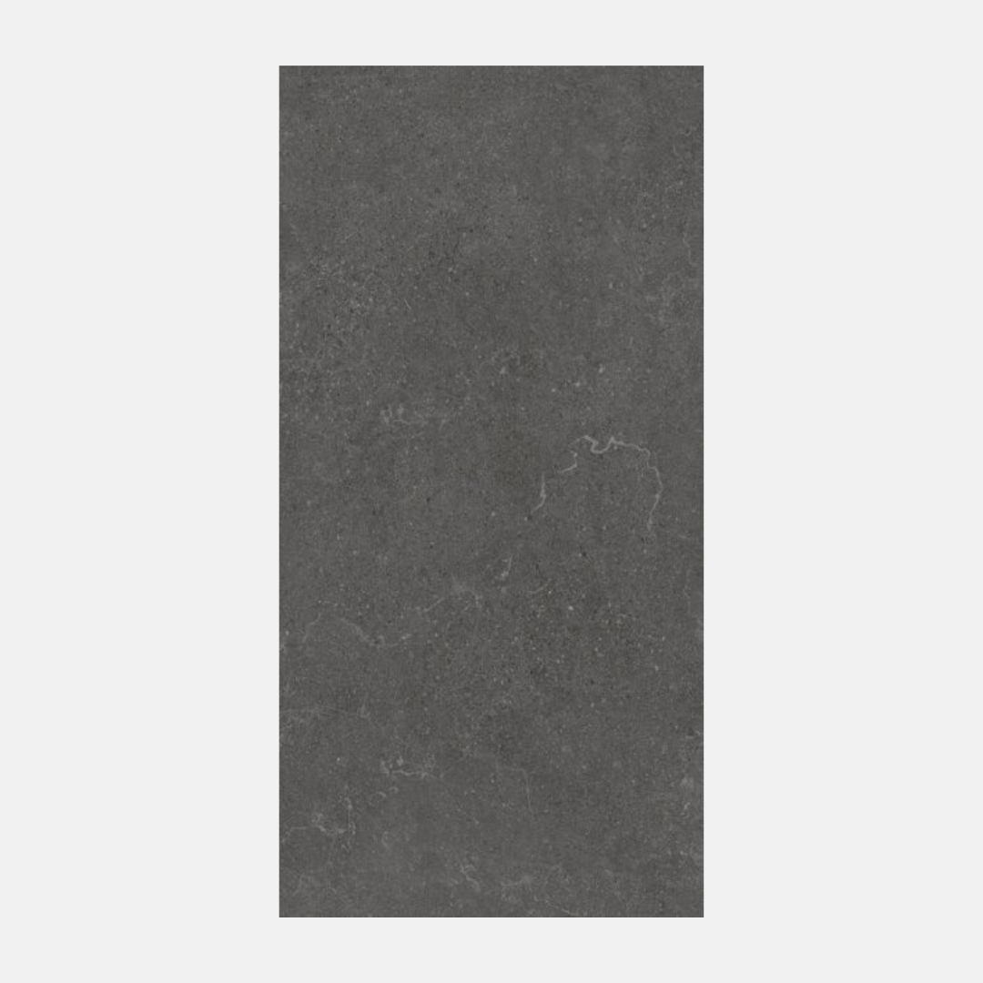 Soho Matte Black Stone-Look Tile 600x1200