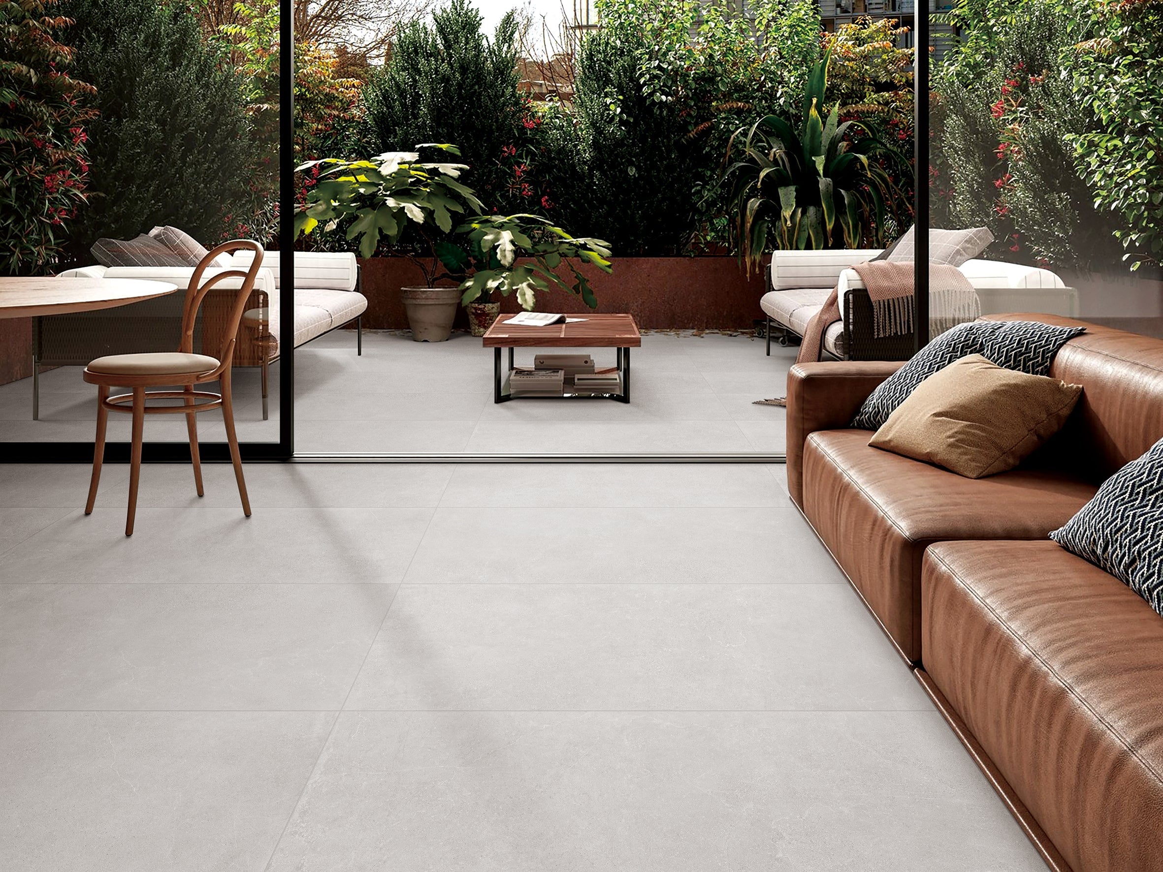 Soho Matte White Stone-Look Tile 600x1200