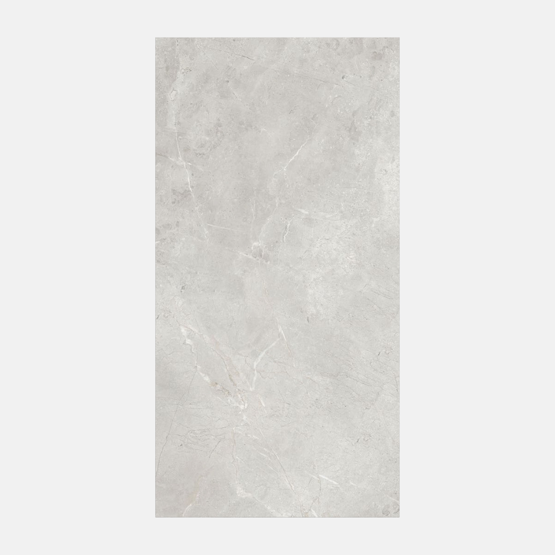 Tellaro Matte White Stone Look Tile 600x600