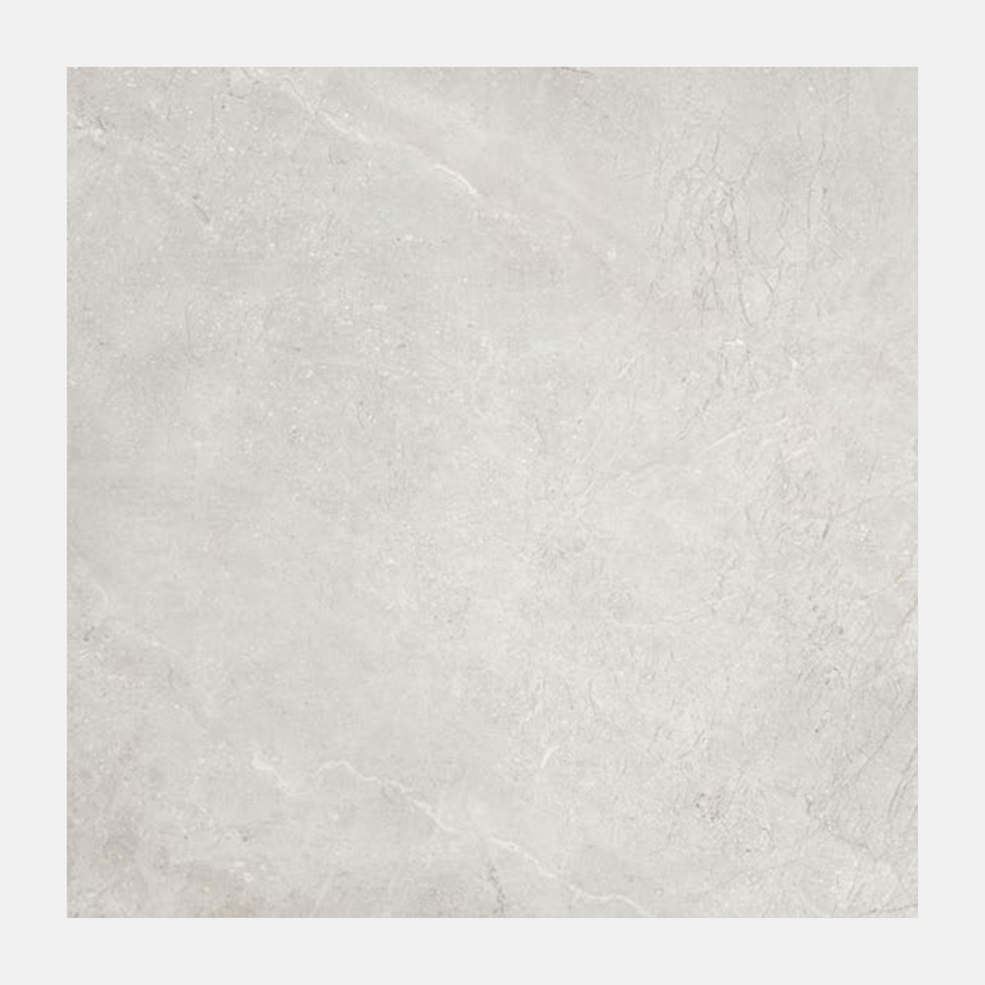 Tellaro Matte White Stone Look Tile 600x600