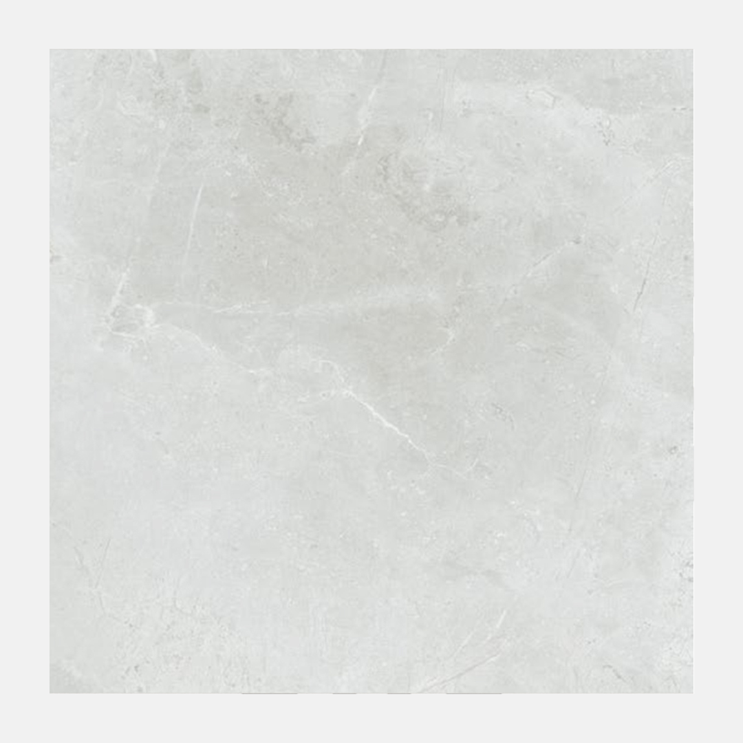 Tellaro Matte White Stone Look Tile 600x600