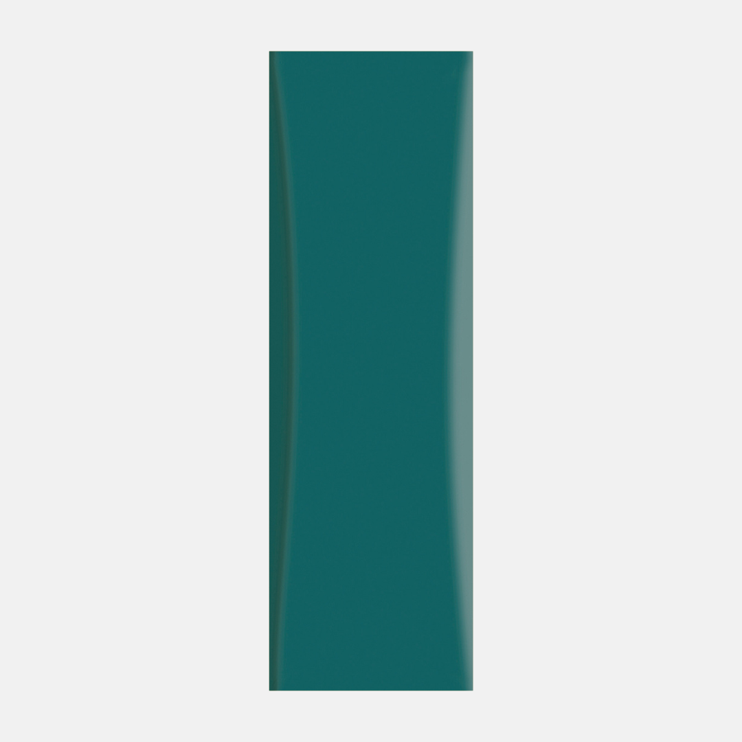 Varenna Gloss Teal Subway Tile 82x257