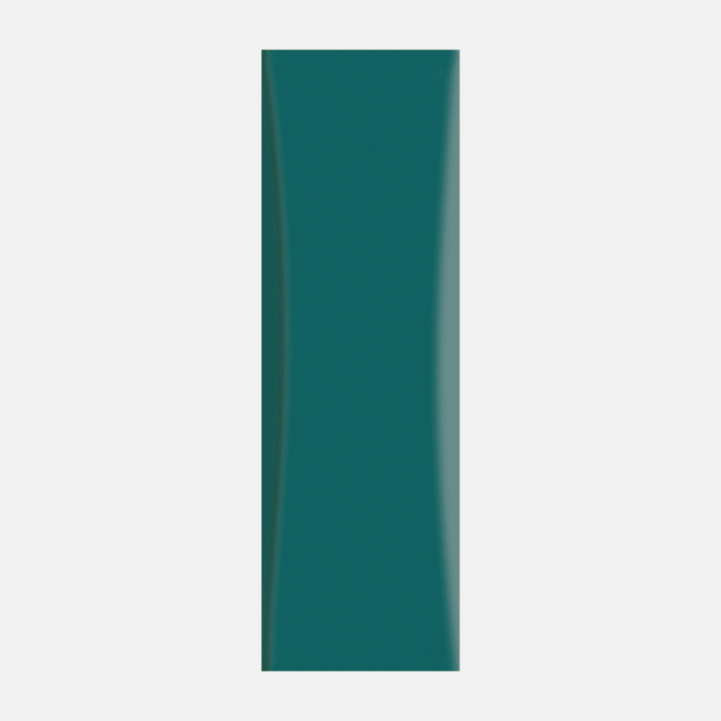 Varenna Gloss Teal Subway Tile 82x257