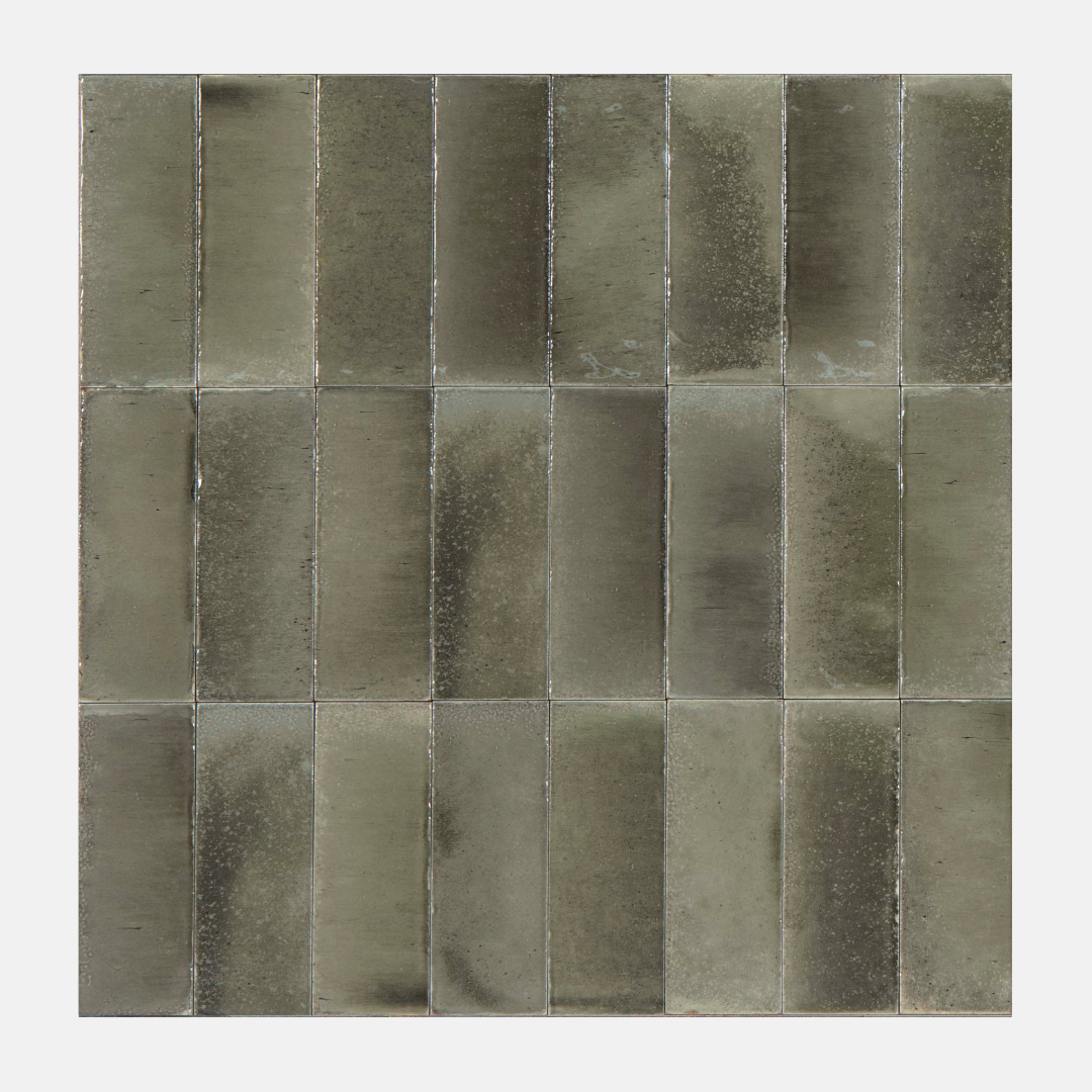 Verona Gloss Charcoal Subway Tile 50X150
