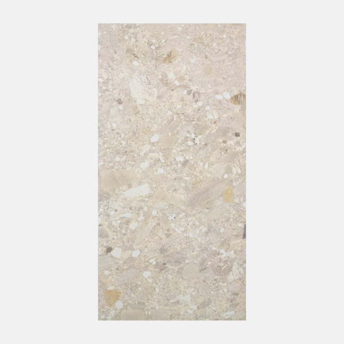 Zahara Matte White Stone Look Tile 600x1200