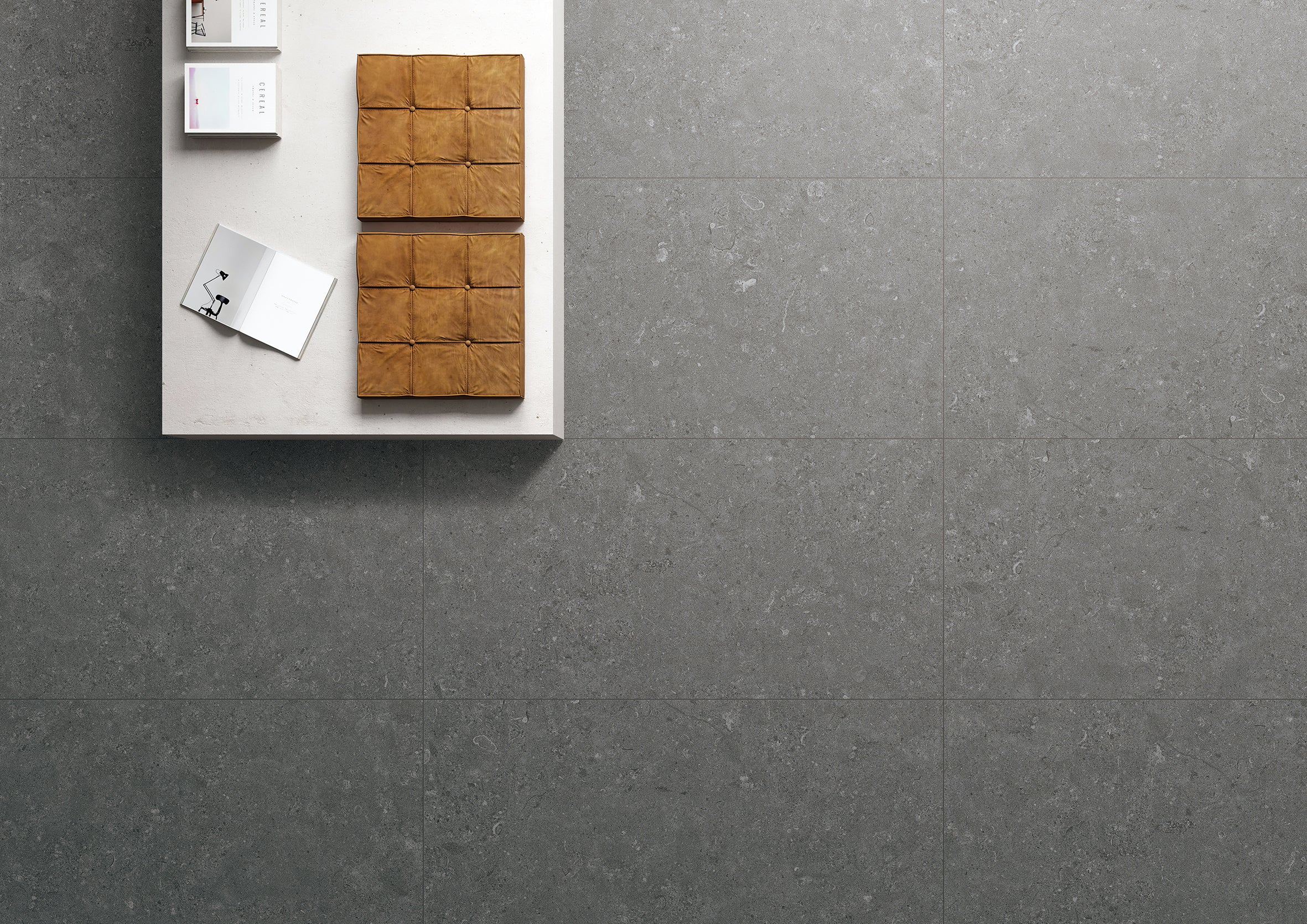 Avila Matte Grey Stone-Look Tile 300x600