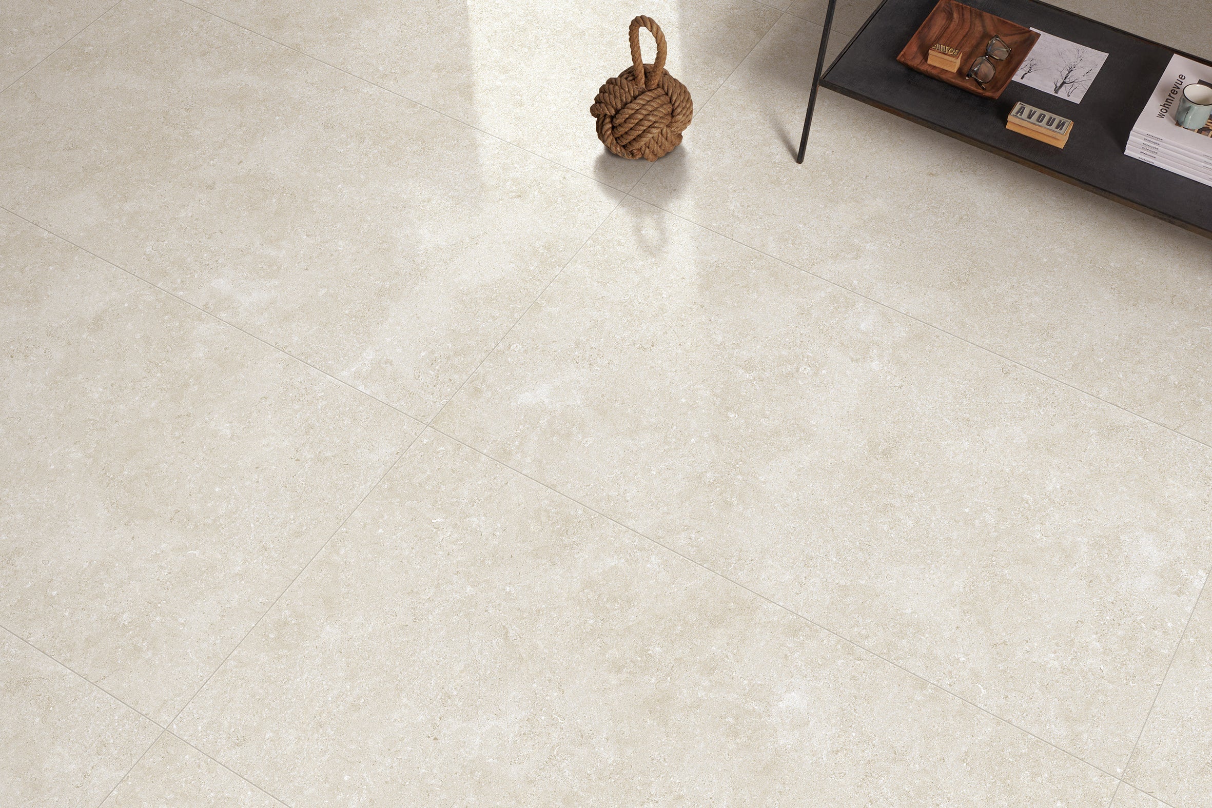 Avila Matte Silver Stone-Look External Tile 600x600