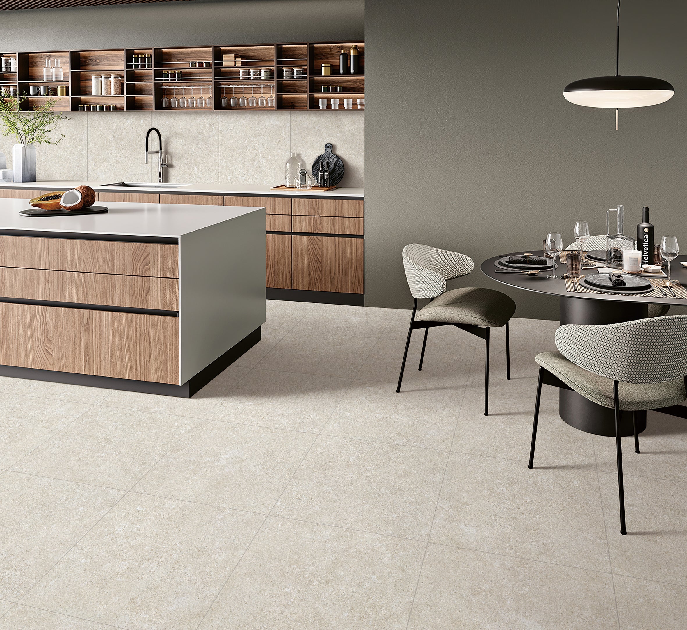 Avila Matte Silver Stone-Look Tile 600x1200