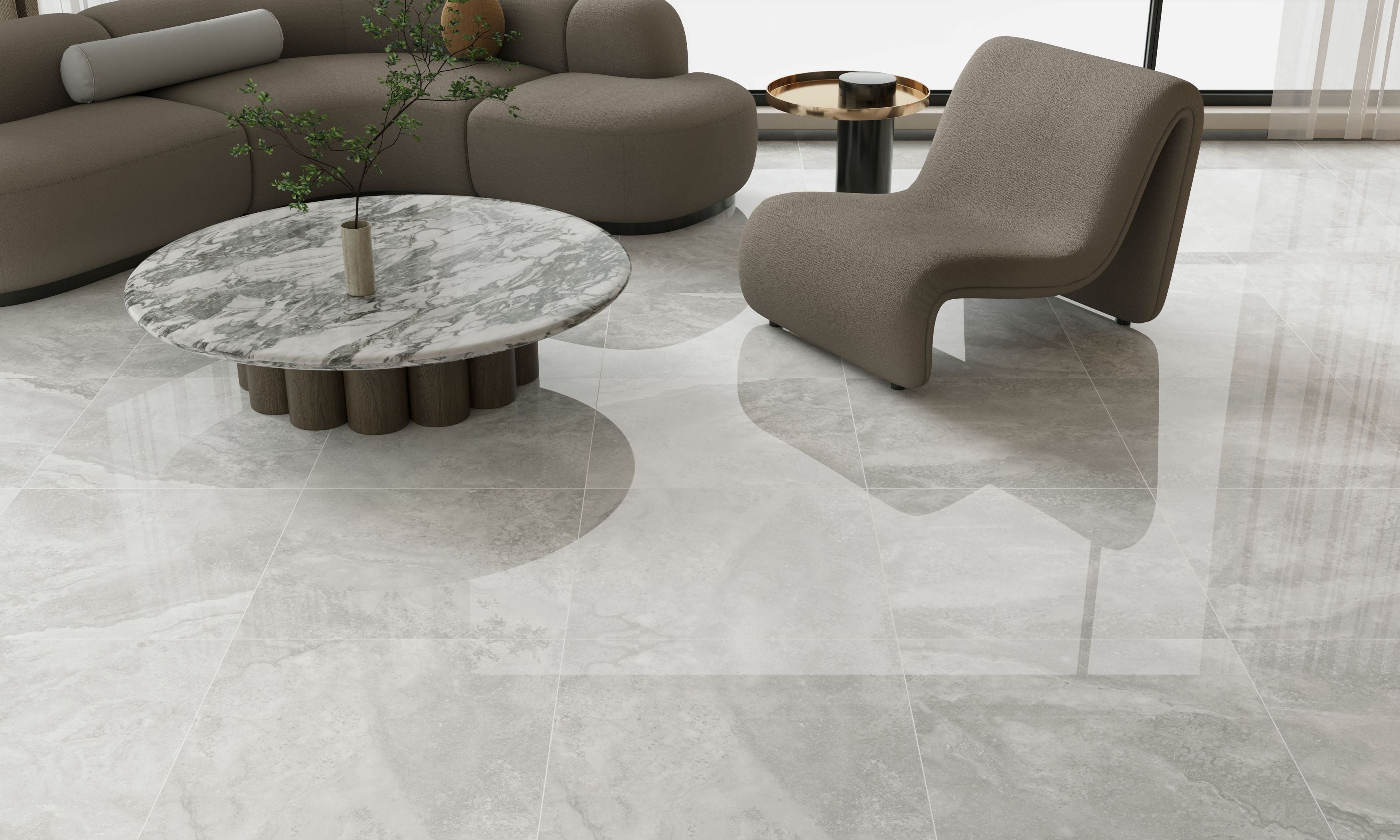 Petra Matte Grey 300x600