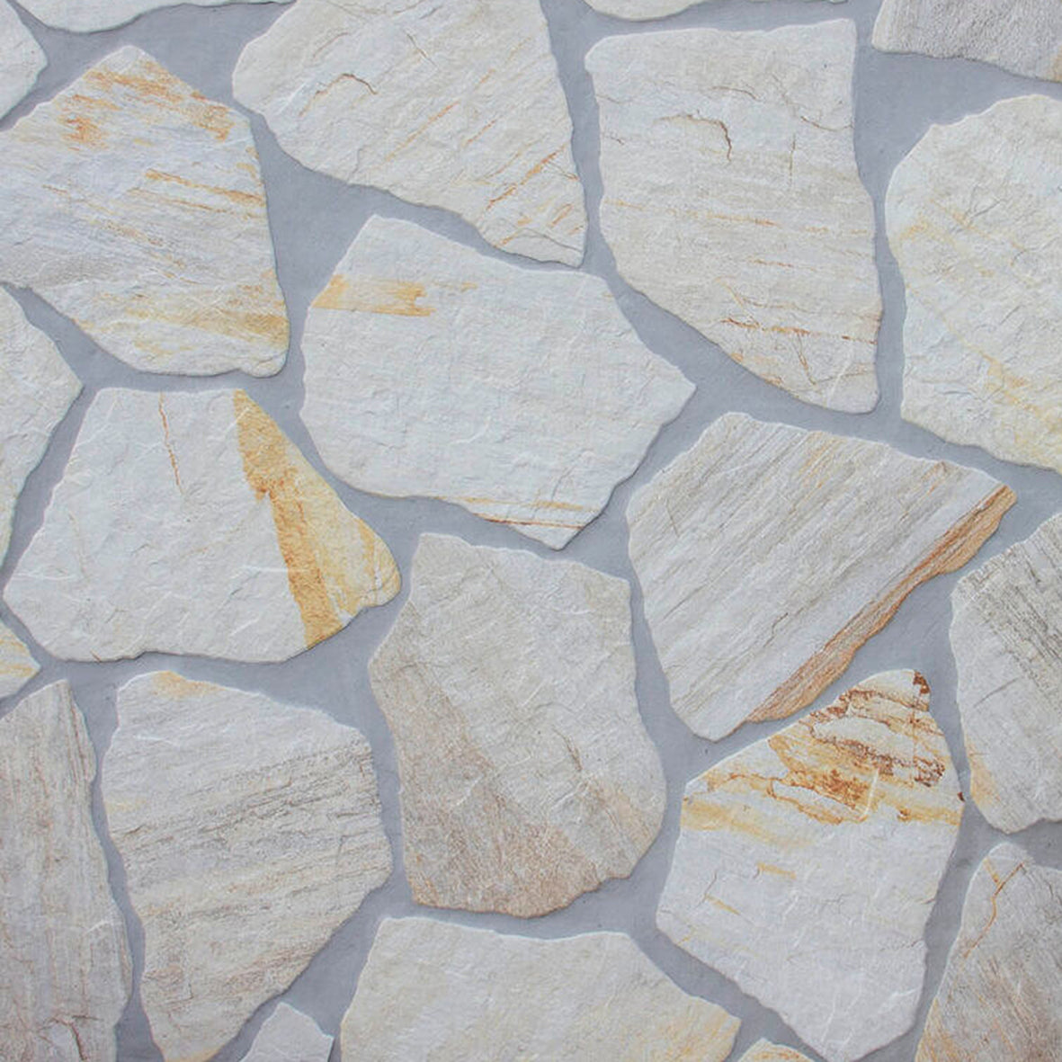 Ordesa White Stone Look Crazy Pave Tile 226x326