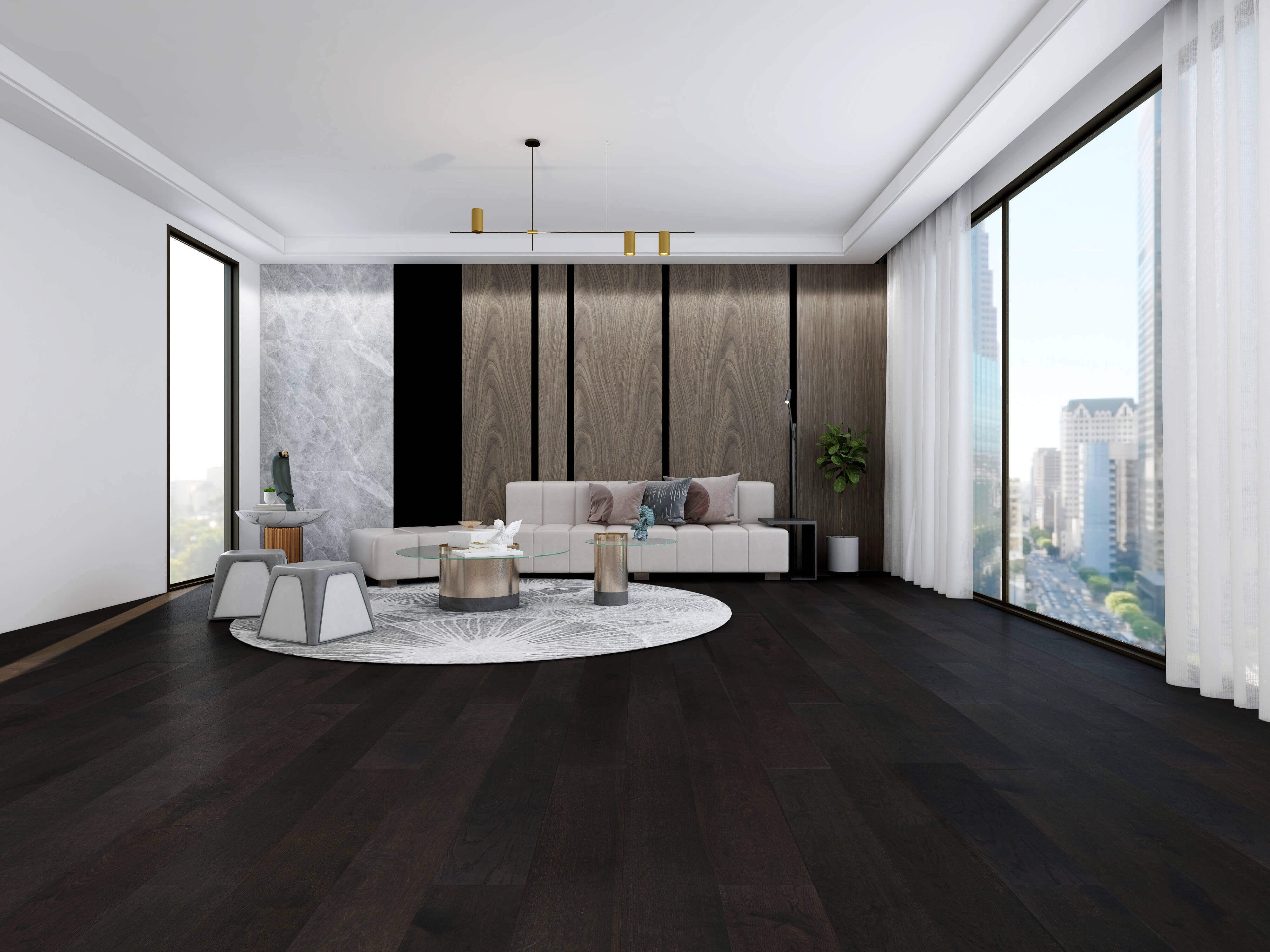 Heritage European Oak Engineered Flooring (Black Amber)