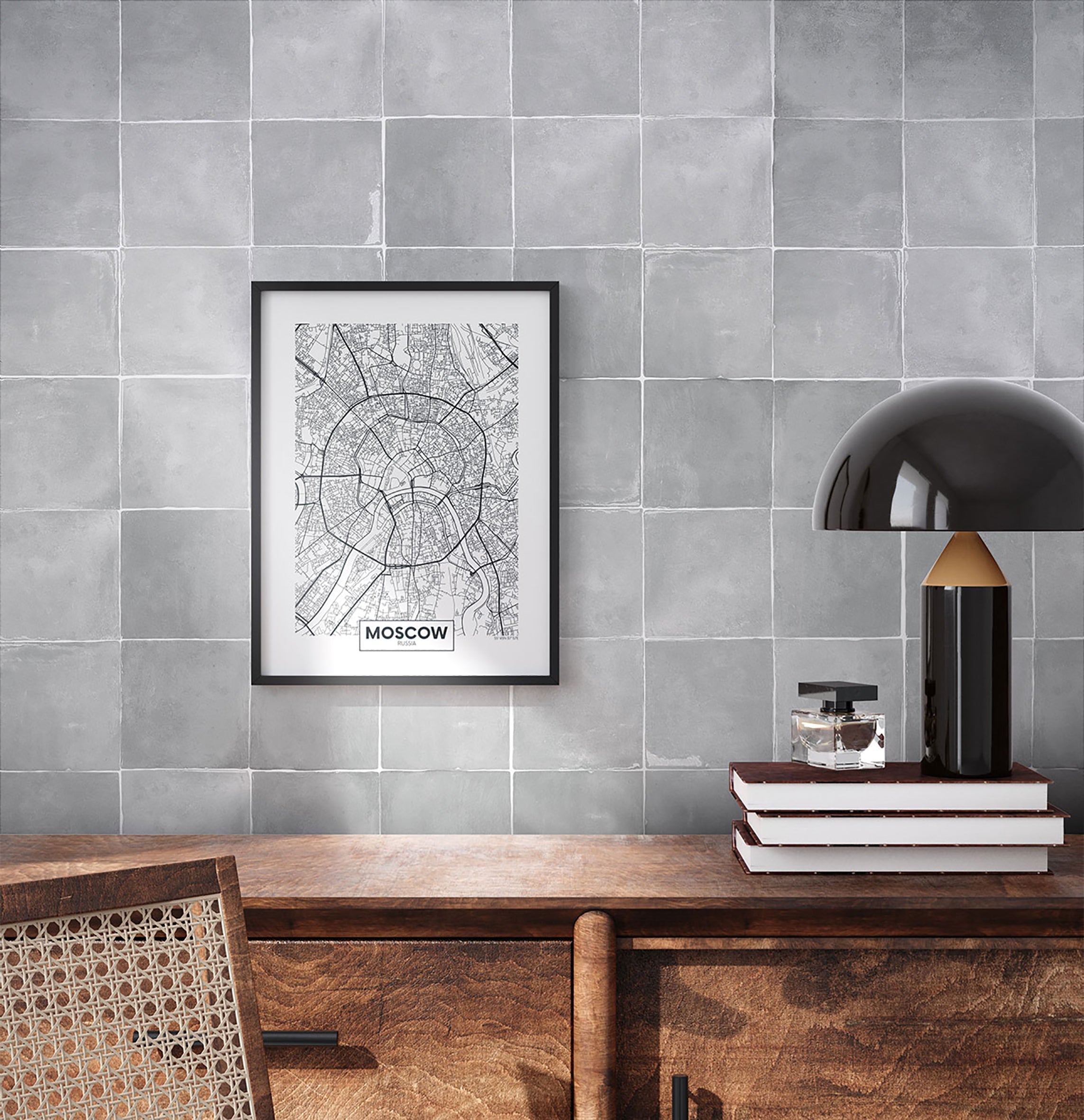 Santona Decor Grey Subway Tile 130x130