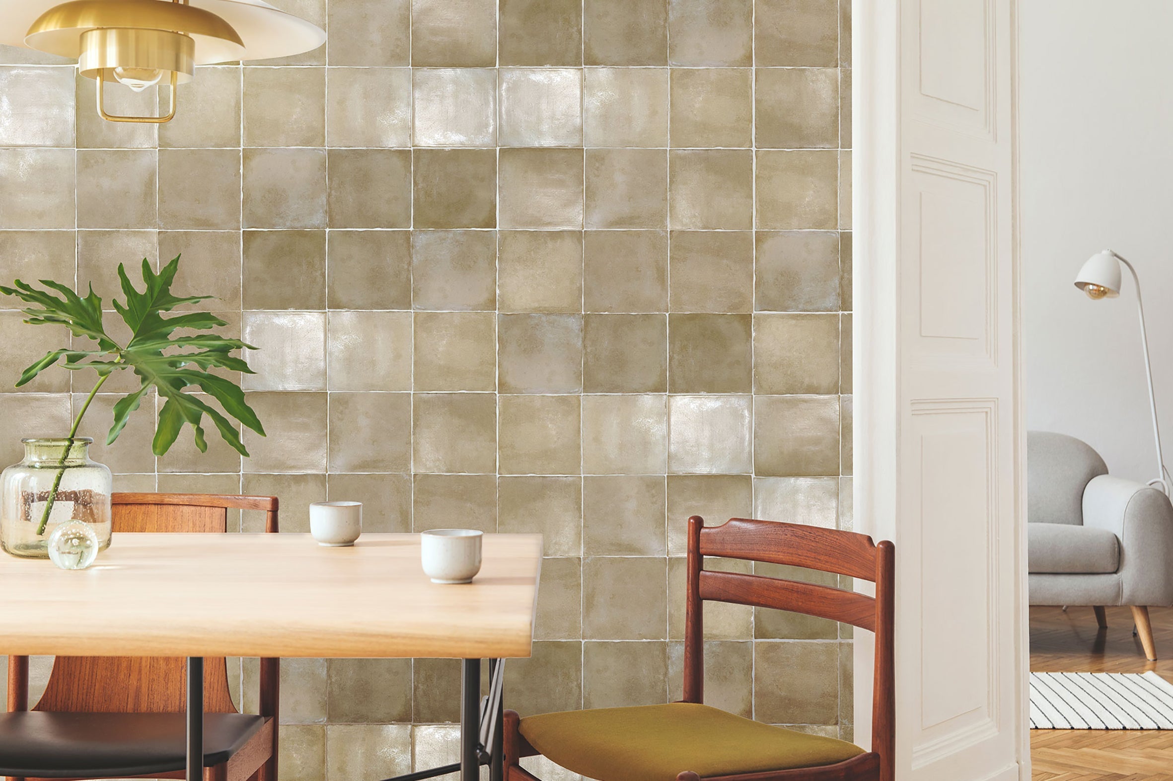 Santona Satin White Subway Tile 130x130