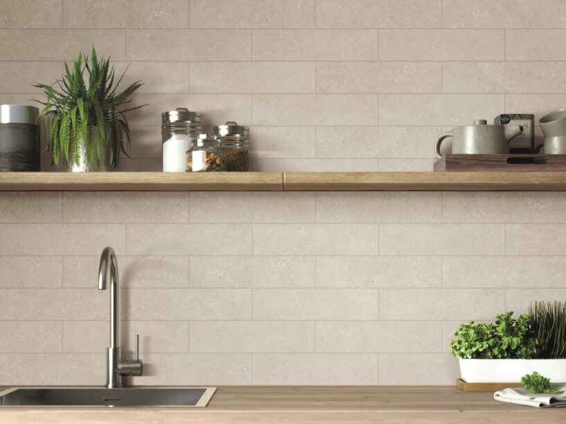 Soho Matte White Stone-Look Tile 300x600