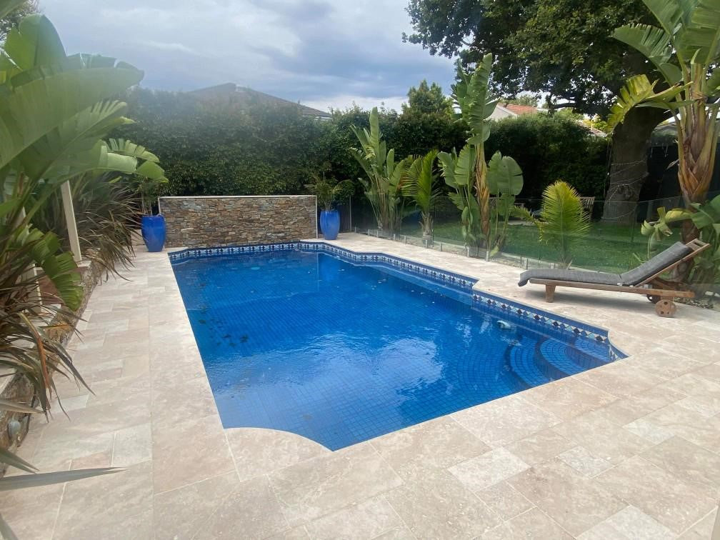 Marsis External Travertine Tumbled Tile 610x406x12