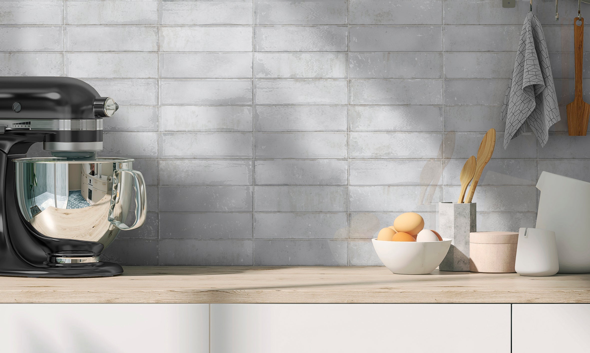 Toledo Gloss White Subway Tile 69x240