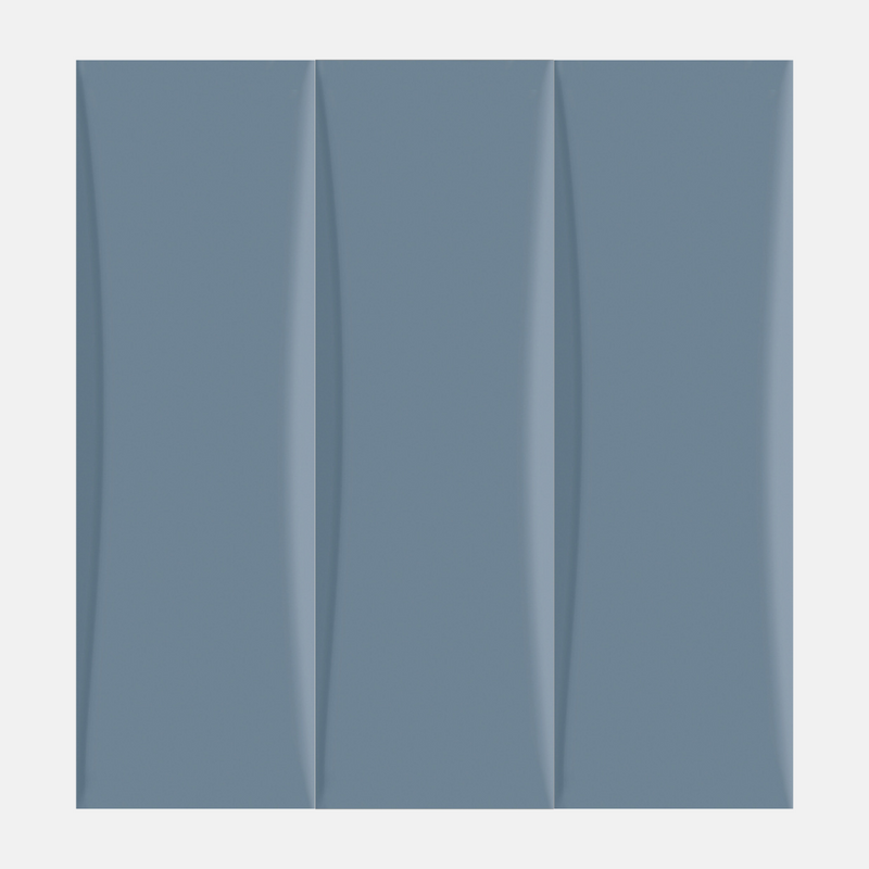 Varenna Gloss Teal Subway Tile 82x257