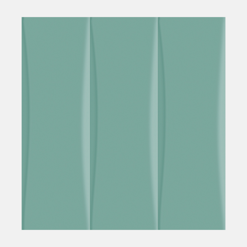 Varenna Gloss Teal Subway Tile 82x257