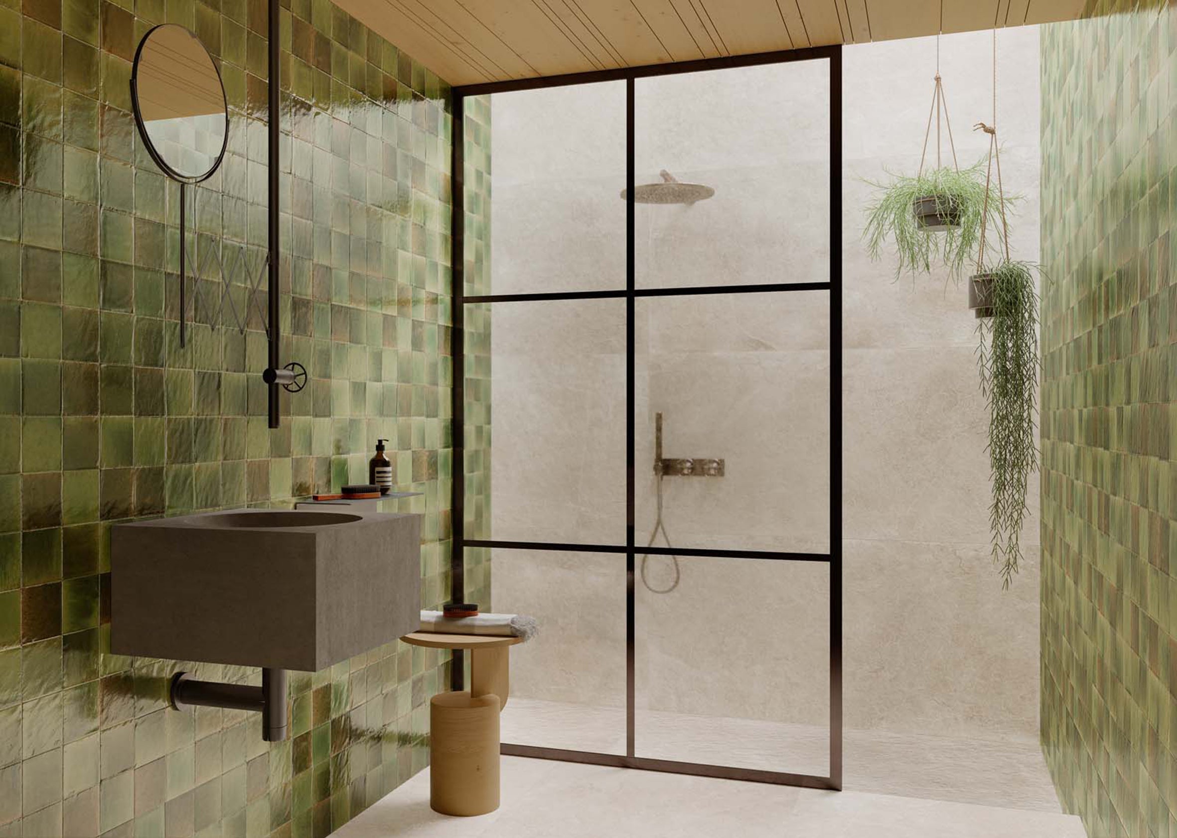 Verona Gloss Jade Subway Tile 100x100