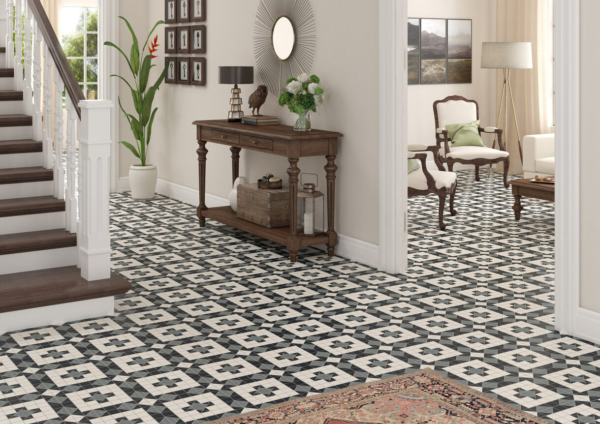 Hervas Matte Canterbury Tessellated Mosaic Tile 316x316