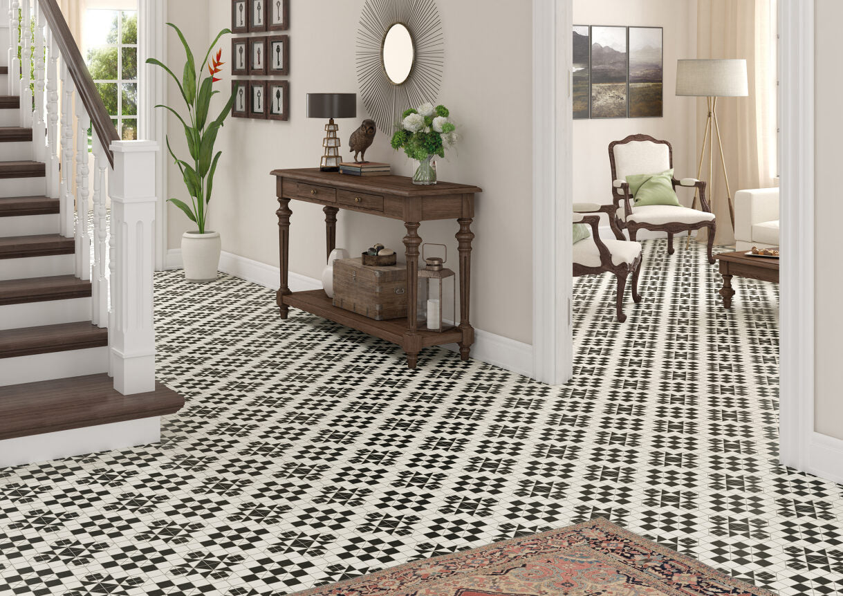 Hervas Matte Canterbury Tessellated Mosaic Tile 316x316